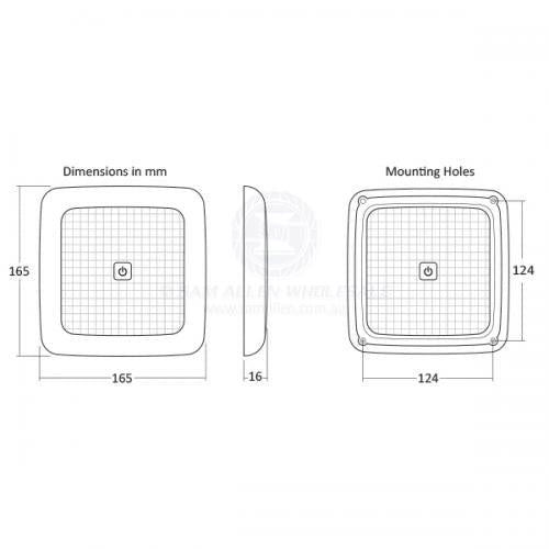 RELAXN LED - CEILING LIGHT - TOUCH