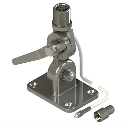 PACIFIC AERIALS VHF/CELLULAR LONGREACH PRO S/S FOLD DOWN MOUNT